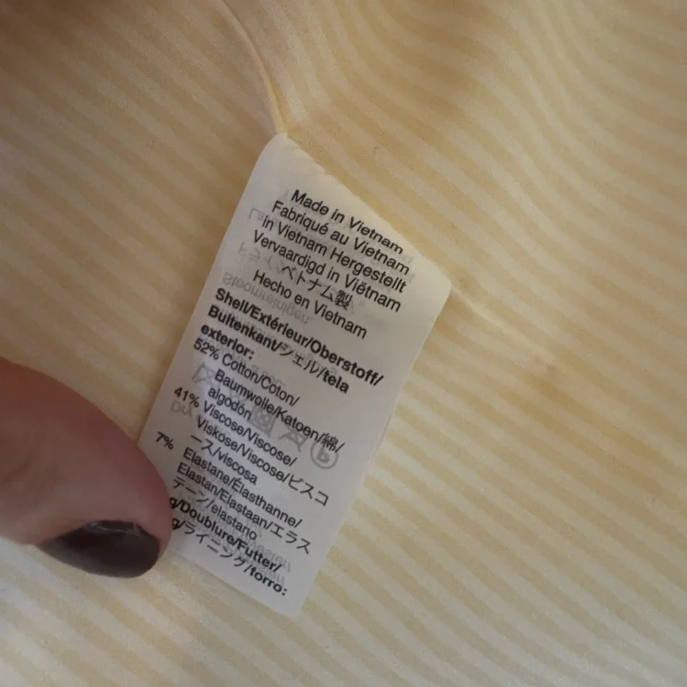 J Crew White Cropped Women's Blazer - Picture 4 of 6